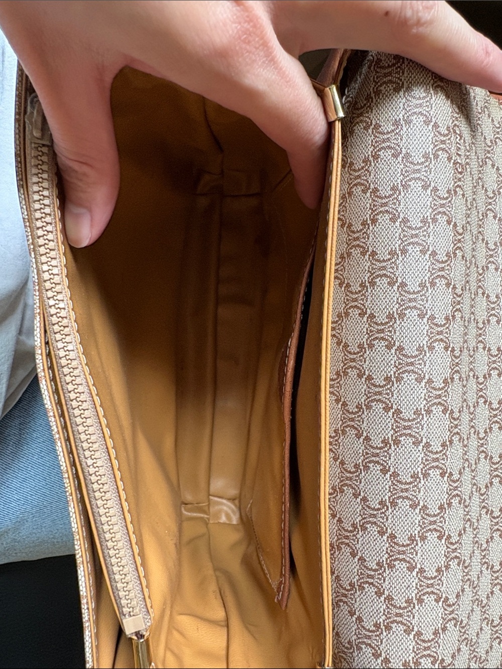 Celine Macadam Pattern Crossbody Bag - Picture 8 of 11